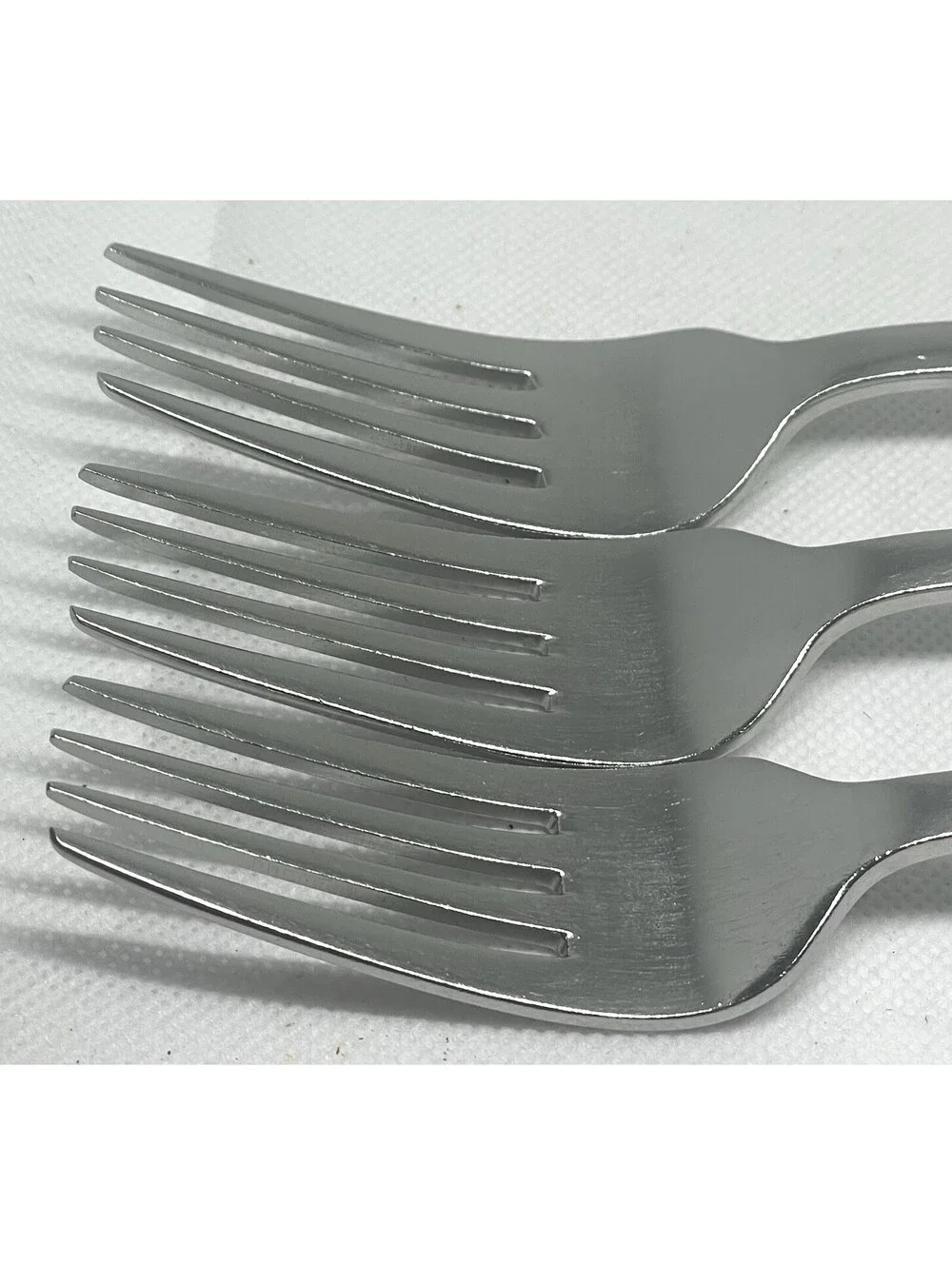 (3) Ralph Lauren 1998 BOATHOUSE Stainless Anchor Dinner Fork Lot ~ 7 7/8”